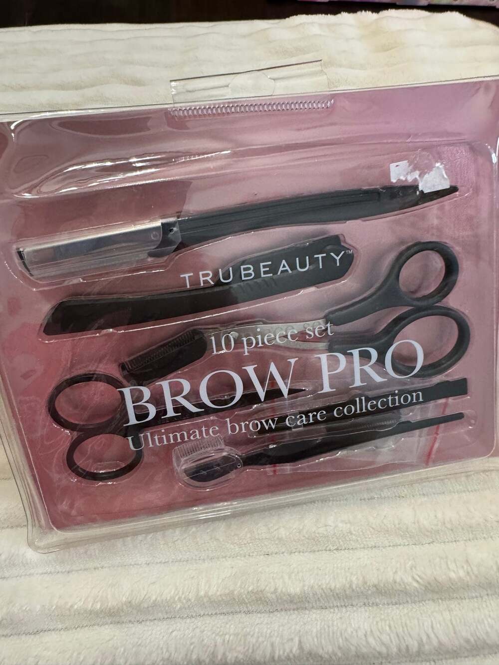 Tru Beauty black 10 piece brow set ultimate collection